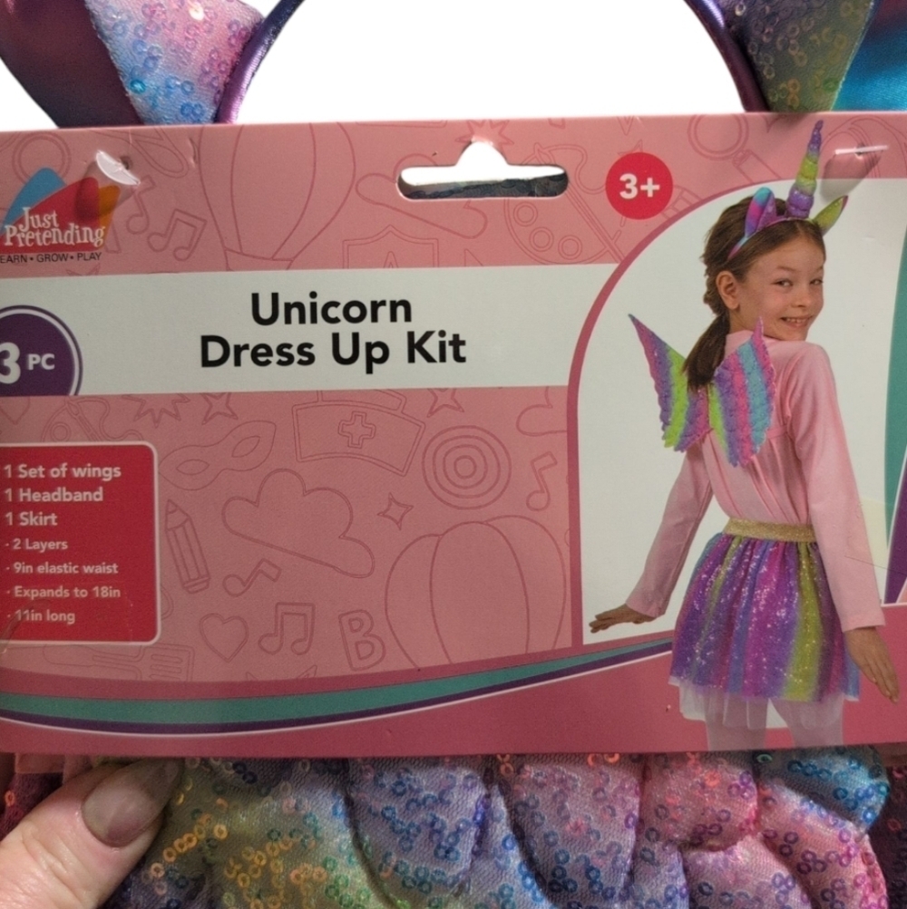 Colorful Unicorn Fantasy Costume for Kids - Picture 2 of 4